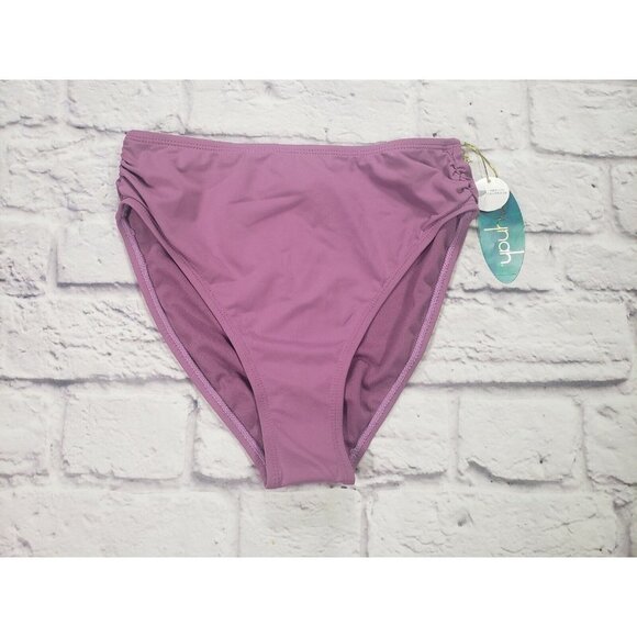 Mynah Women's Size XS Purple High-Waisted Medium Coverage Swimsuit Bottom - Picture 1 of 4